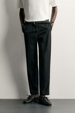 PANTAL?N CHINO SLIM FIT / Negro - Zara фото 2
