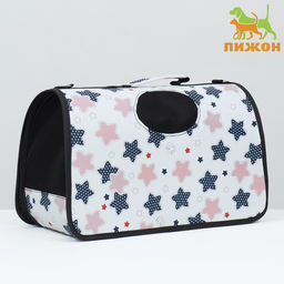 Сумка-переноска каркасная Звёзды, размер M, 40 х 21 х 27 см