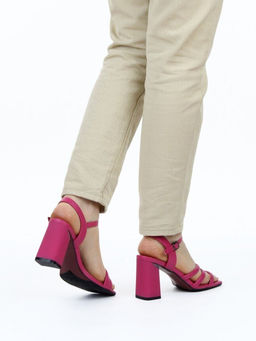 08-M2F-15LD CRIMSON Босоножки женские (натуральная кожа)