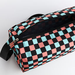 Сумка спортивная на молнии, регулируемый ремень, маленький размер, разноцветная