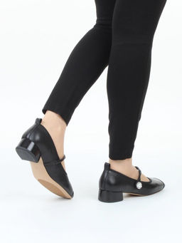 06-B69A-121A BLACK Туфли женские (натуральная кожа)