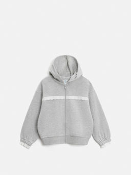 ACOOLA / Куртка детская для девочек Betana_jk серый меланж  фото 3