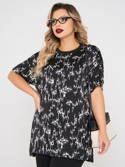 Блузка 0087-29 черный матовый