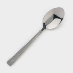 Цена за 6 шт. Ложка чайная «Аппетит», длина 14 см, толщина 2 мм, цвет серебряный