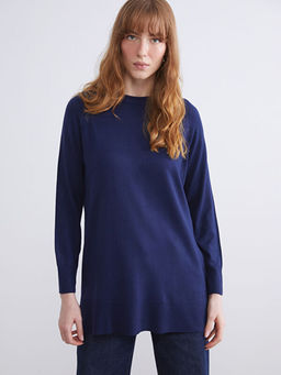 Bisiklet Yaka Kad?n Triko Kazak