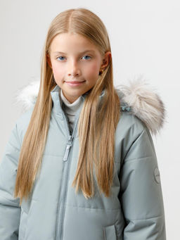 ВК 38110/2 УЗГ пальто для дев со съемной подстежкой