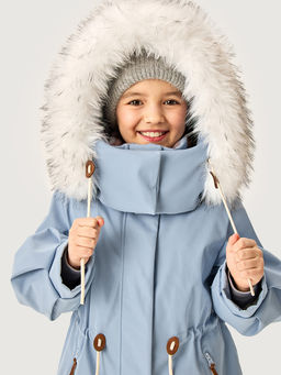 Парка 5з4426 синий туман - Nikastyle фото 4