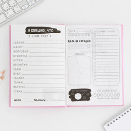 Ежедневник творческого человека с заданиями А5, 120 л. В твердой обложке Мне все можно