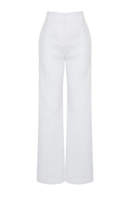 Limited Edition Ekru Nervurlu Dokuma Kumas Pantolon TWOSS24PL00103 - Trendyolmilla фото 7