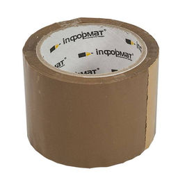 Клейкая лента упаковочная INFORMAT 72 мм х 57 м, 45 мкм, коричневая