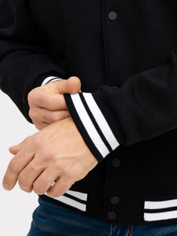 Толстовка мужская черная с печатью черный +печать 121173/1 - Mark formelle фото 8