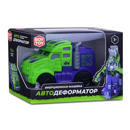 Машина "Автодеформатор" в коробке (зелено-синий)