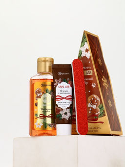 URAL LAB Арома Саунд Набор гель для душа, крем для рук и пилка для ногтей, печенье