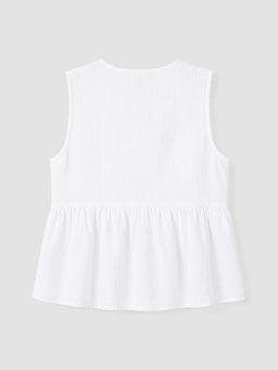 V Yaka Dantel Detayl? Peplum Bluz