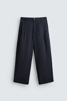 PLEATED RELAXED FIT TROUSERS - Zara фото 6