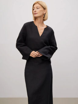 Блуза изо льна - Emka фото 4