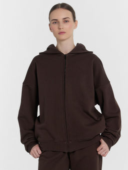 Толстовка женская коричневая шоколадное мартини 172116 - Mark formelle фото 2
