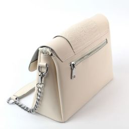 Женская кожаная сумка J005-220 Беж - Sergio valentini фото 4