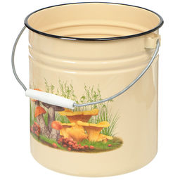 ЭМ_Ведро 12,0 л ДЕКОЛЬ без крышки арт С1124, 1124*59, 1124.з, зП,П СибТ