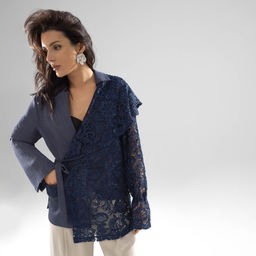 Жакет, Примкнуть к избранным (misty blue) - Charutti фото 2