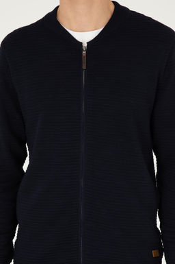 Мужской темно-синий трикотажный кардиган - U.s. polo assn фото 6