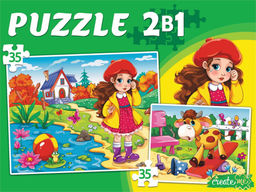 Puzzle 2 в 1 "Любимые истории №2" 35 и 35 эл. (П35-7252)