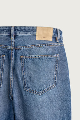 JEANS SLIM CROPPED FIT / Azul medio - Zara фото 9