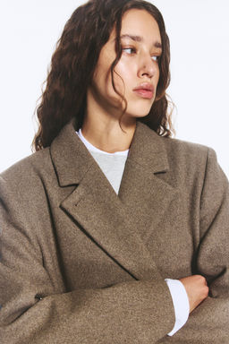 LOGAN ABRIGO DE DOBLE BOTONADURA DE MEZCLA DE LANA - H&m фото 5