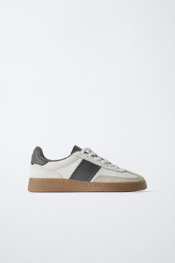 LEATHER TRAINERS