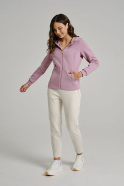 Толстовка на молнии Розовый TRN Knit Track Top - Anta фото 2