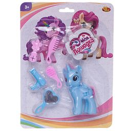 Пони-единорог Моя лошадка Abtoys в наборе с аксессуарами, 4 вида в коллекции