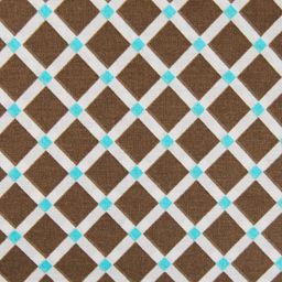 Наволочка 50х70см Виши, коричневый, с клапаном-запахом, поплин Комфорт 115г/м2, хлопок 100%, упаковка ПП 22х30см, Домашняя мода (Россия)