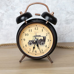Будильник 10,5 см / 6040BA /уп 60/ - ГалеонТрейд фото 2