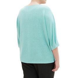 Блузка с рукавами 3/4, цвета бирюзы - Tom tailor фото 4