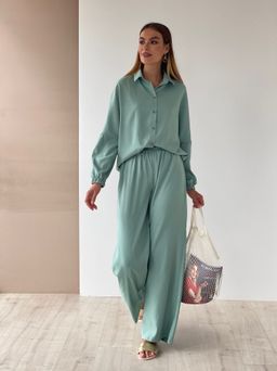 10005 Брюки летние фисташковые - Martichelli фото 15