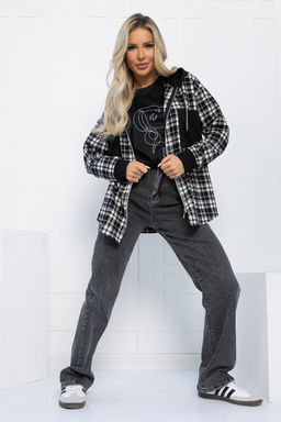 Рубашка Больше чем стиль (черная) Б12946М - Lt collection фото 6