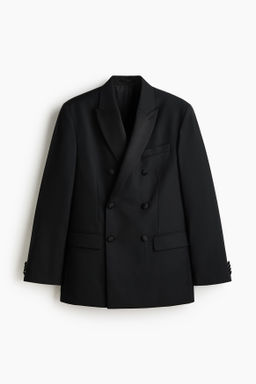 Chaqueta de esmoquin en mezcla de lana Relaxed Fit