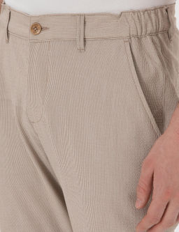 Vizon Slim Fit Gofre Kanvas Pantolon