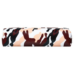 Пенал школьный на молнии «Миллитари» Calligrata, черно-коричневый