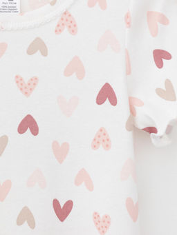 К 1180/конфетти из сердечек на сахаре сорочка ночная для дев