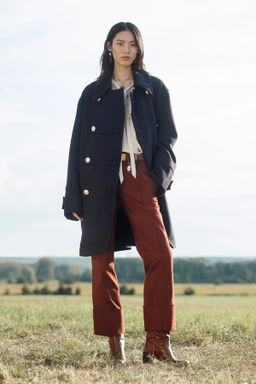 LIMITED EDITION WOOL BLEND DOUBLE-BREASTED COAT