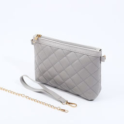 Сумка кросс-боди на молнии, цвет серый - Simaland фото 7