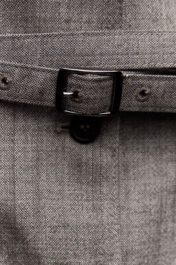 ZW COLLECTION 100% WOOL BELTED BLAZER - Zara фото 7