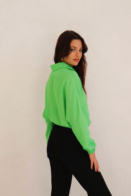 Рубашка базовая летучая мышь со спущенной линией плеча - Martichelli фото 5