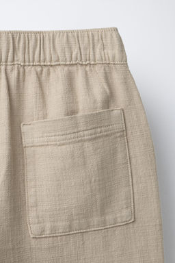 PANTAL?N STRAIGHT R?STICO / Beige - Zara фото 4