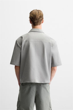 BOXY FIT OVERSHIRT WITH POCKET - Zara фото 19