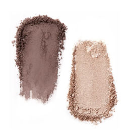 LavelleCollection Тени для век ES32 двухцветные тон 02 коричневый/бежевый металлик