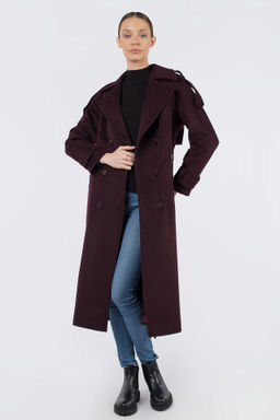 01-11365 Пальто женское демисезонное (пояс)