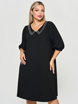 Платье 0218-2 чёрный кварц - Dora фото 119