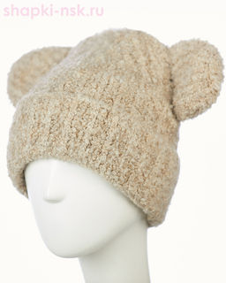 03018 BKE Чебурашка букле Шапка флис (52-56)